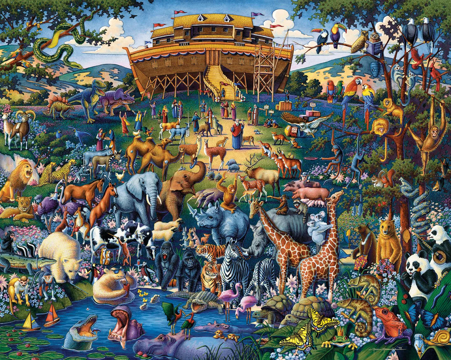 PFG Noah's Ark (100pcs) (Usage/Used - PUZZLES FOR GOOD)
