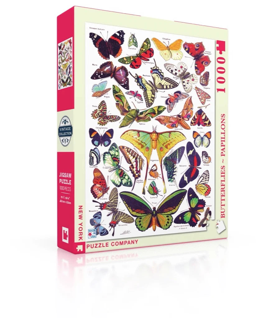 Collection vintage - papillons / papillons (1000pcs)