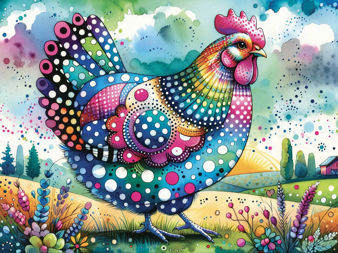 Diamond Painting - Polka Plummage