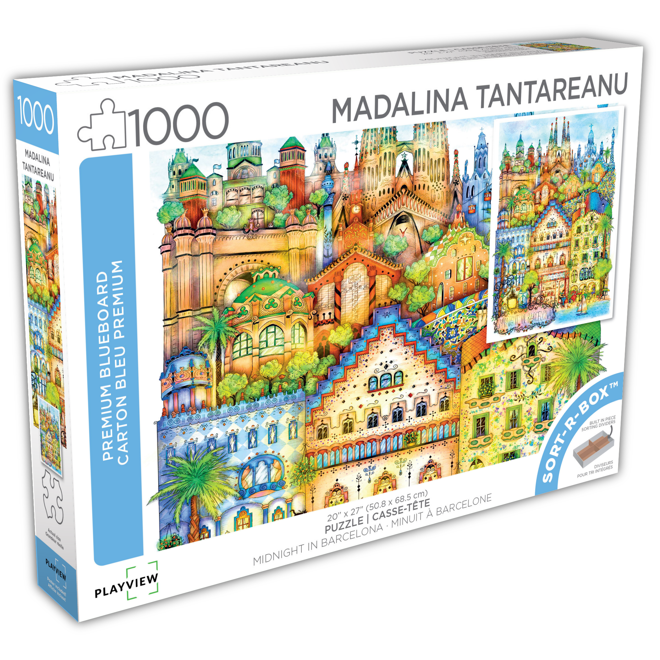 Cities at Midnight - Barcelona, Madalina Tantareanu (1000pcs)