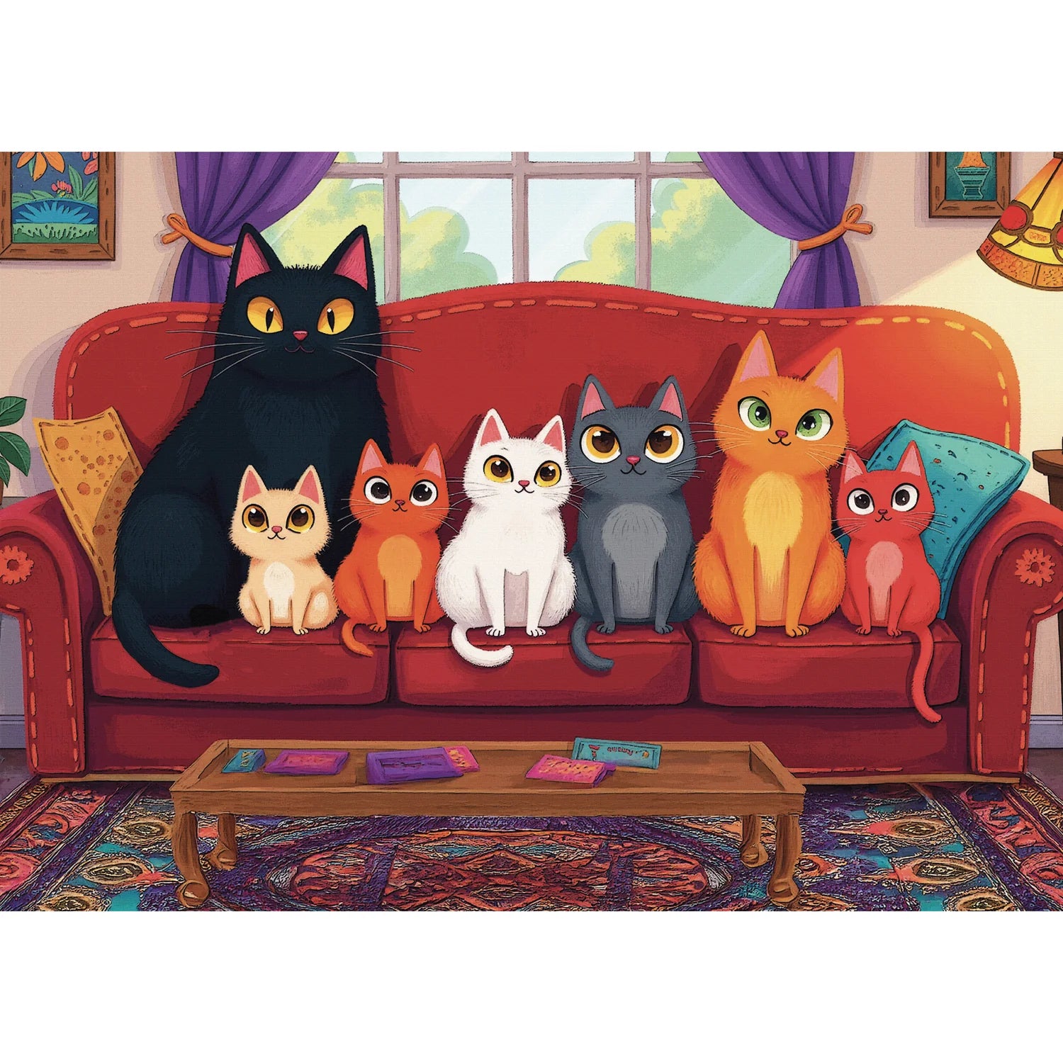Purrfect Lineup (1000pcs)