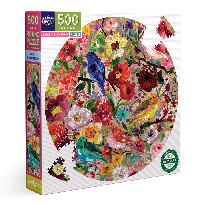 Birds & Blossoms (500pcs) (ROUND)