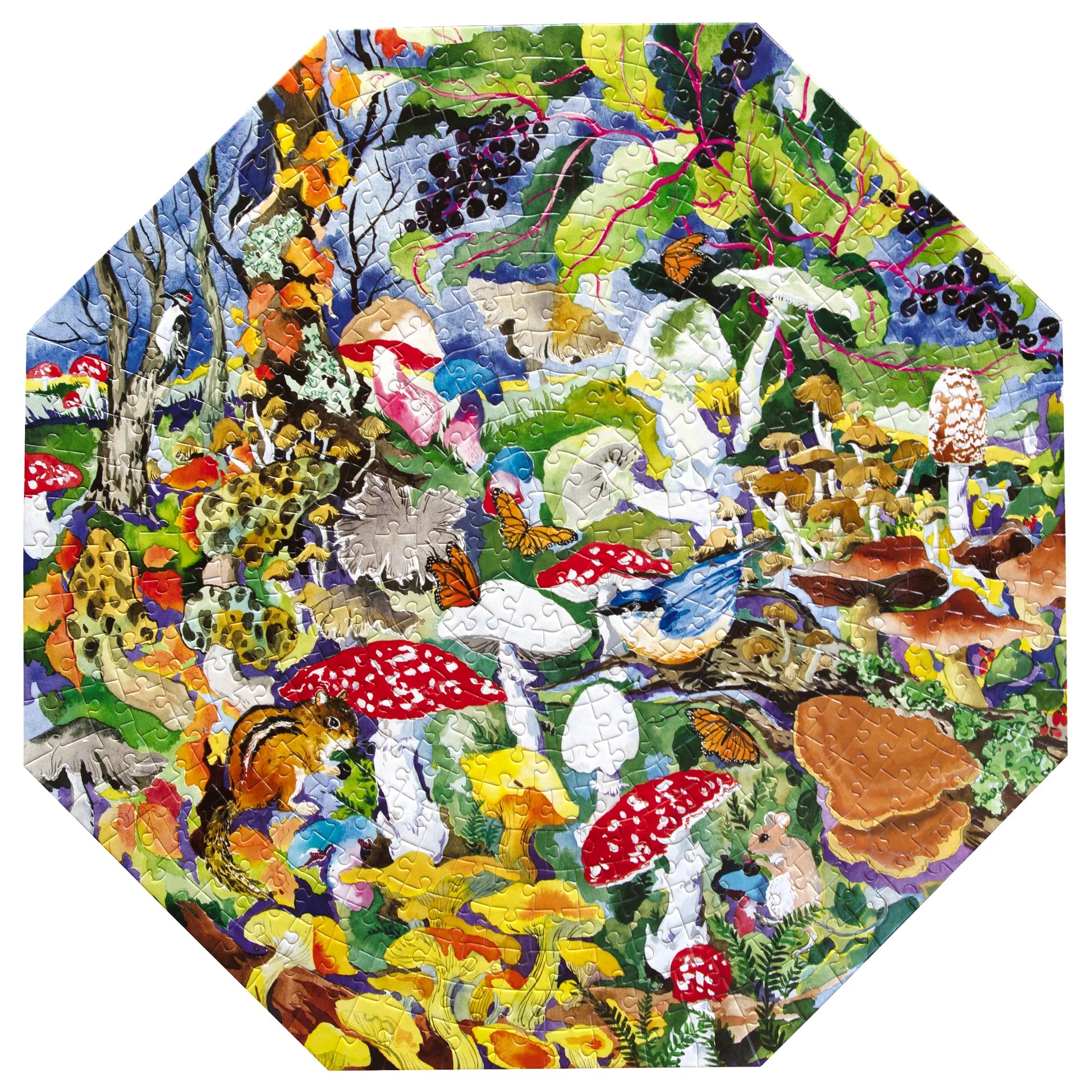 Champignons vénéneux (500 pièces) (OCTOGONE) 
