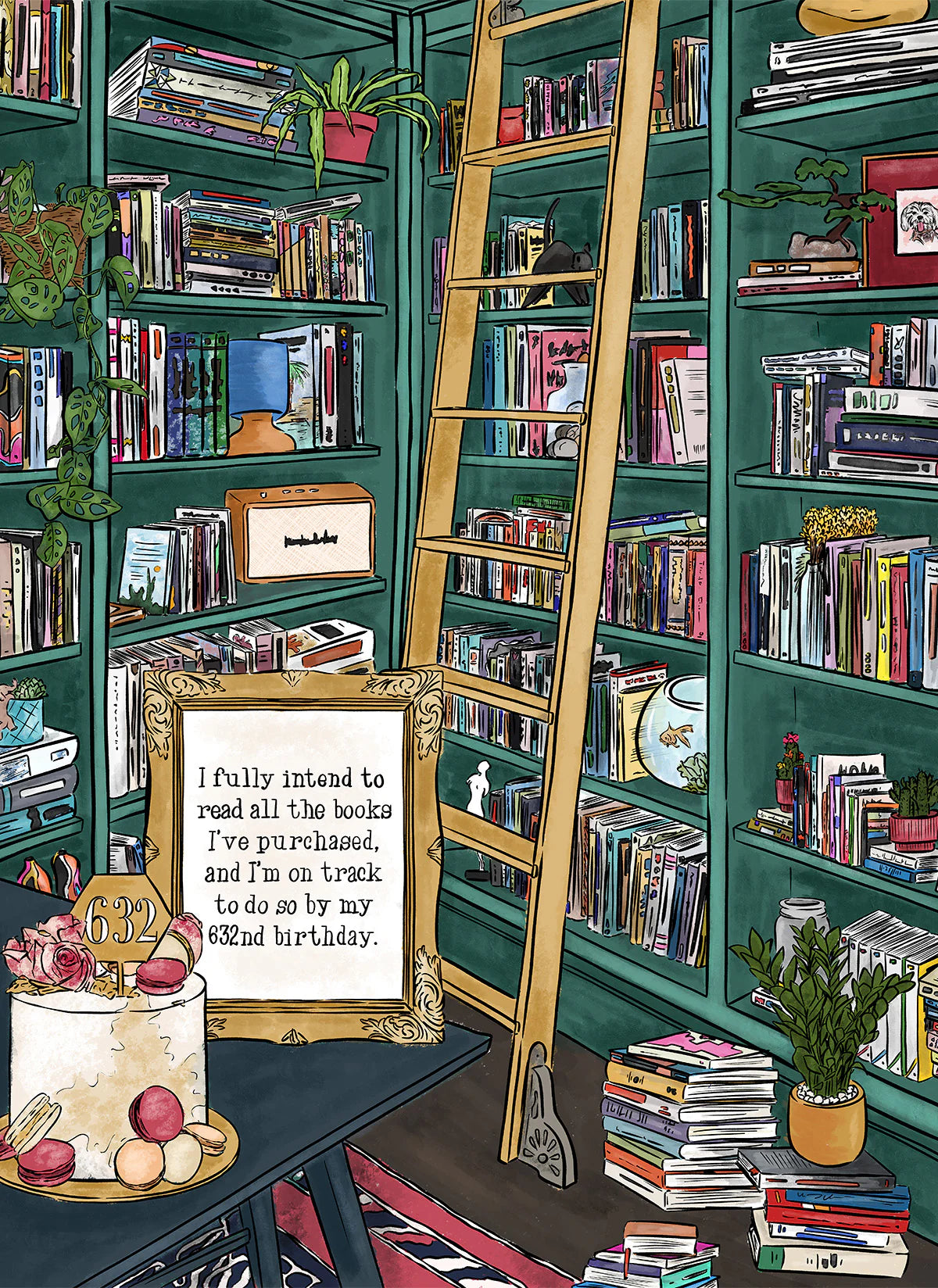 I Fully Intend to Read All The Book I've Purchased (1000pcs)