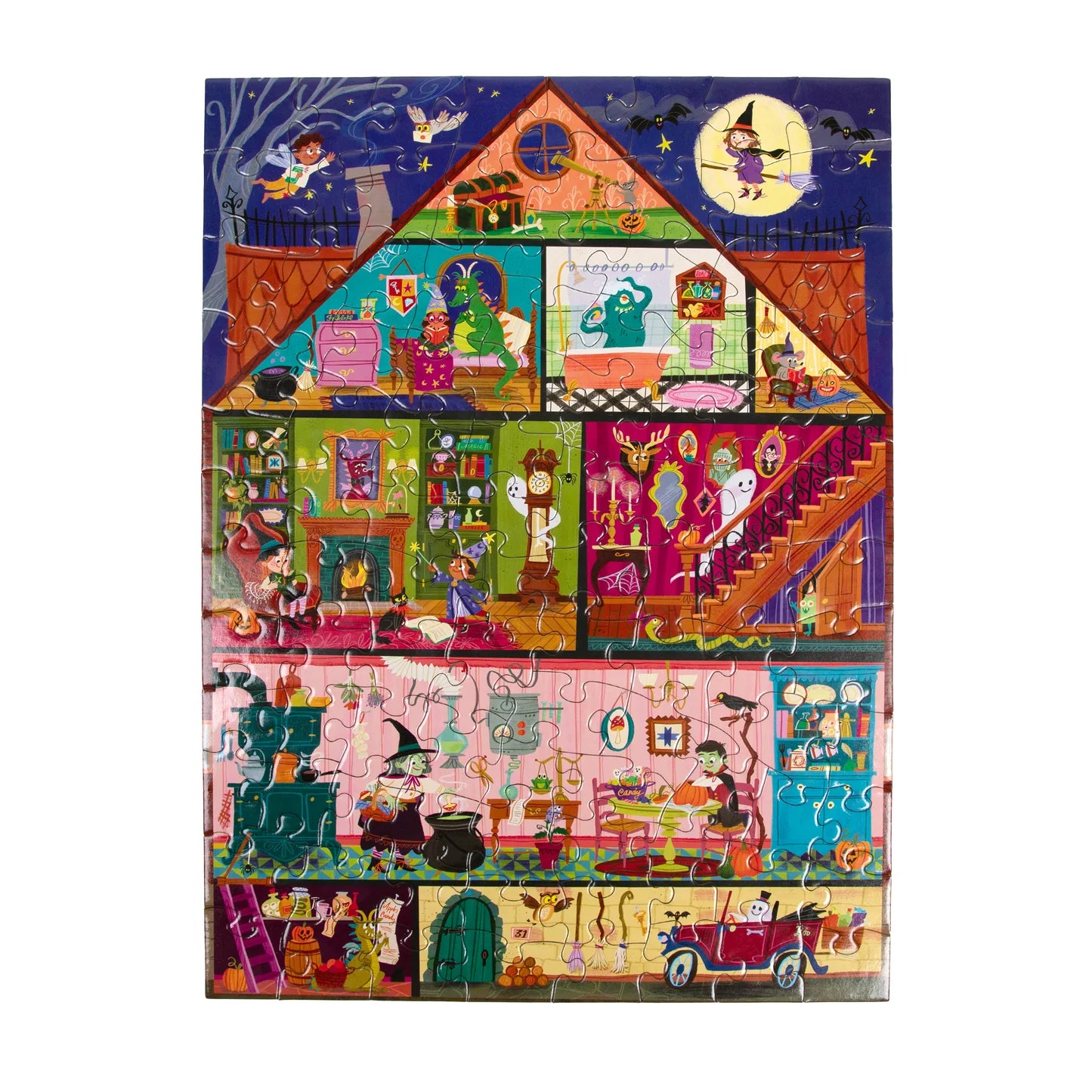 Maison hantée (100 pièces)
