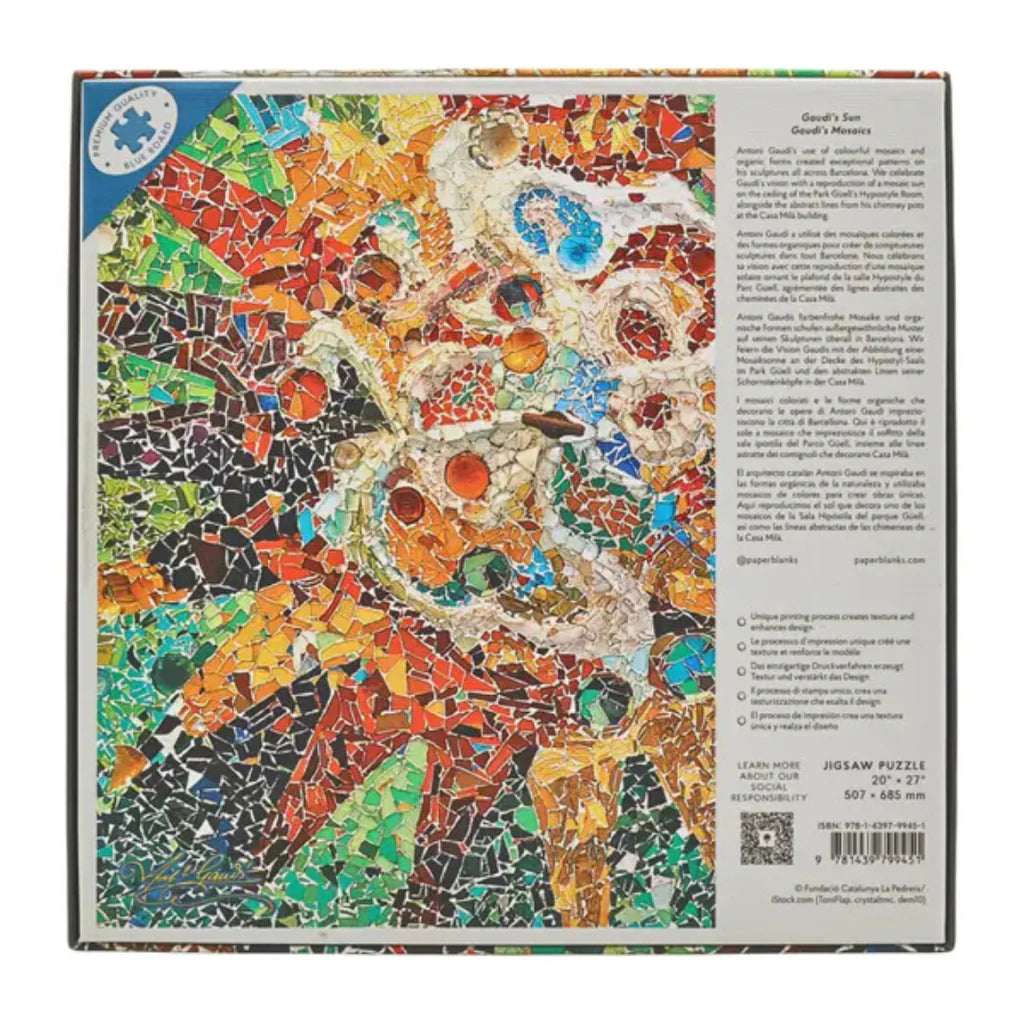 Soleil de Gaudi, les mosaïques de Gaudi (1000pcs)