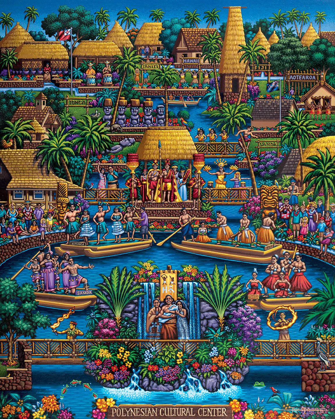 Centre culturel polynésien (500pcs)