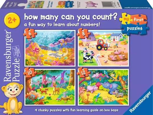 Ravensburger Combien pouvez-vous en compter ? (6, 8, 10, 12 pièces) 