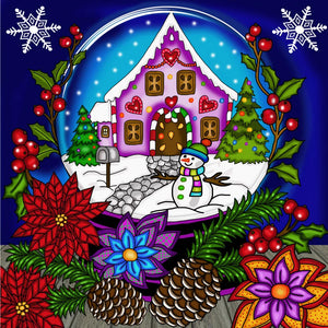 Diamond Painting - Boule a neige, Anie Maltais