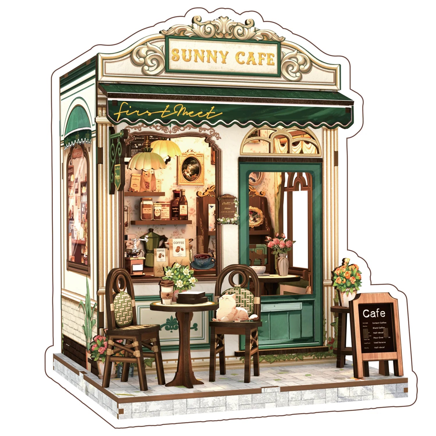 Book Nook - Sunny Cafe (Wood)