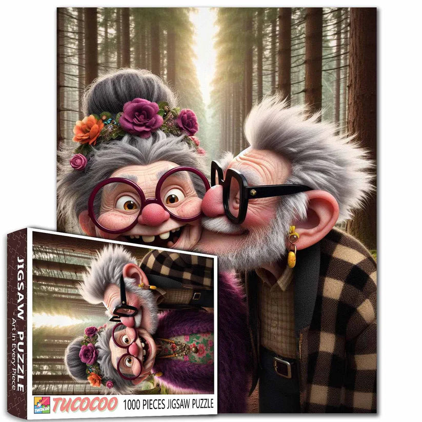 Playful Seniors - Sweet Forest Kiss (1000pcs)
