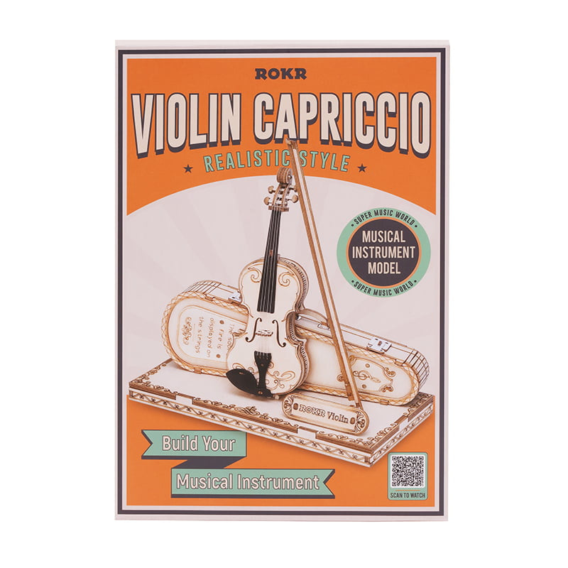 3D Violin Capriccio (Wood)