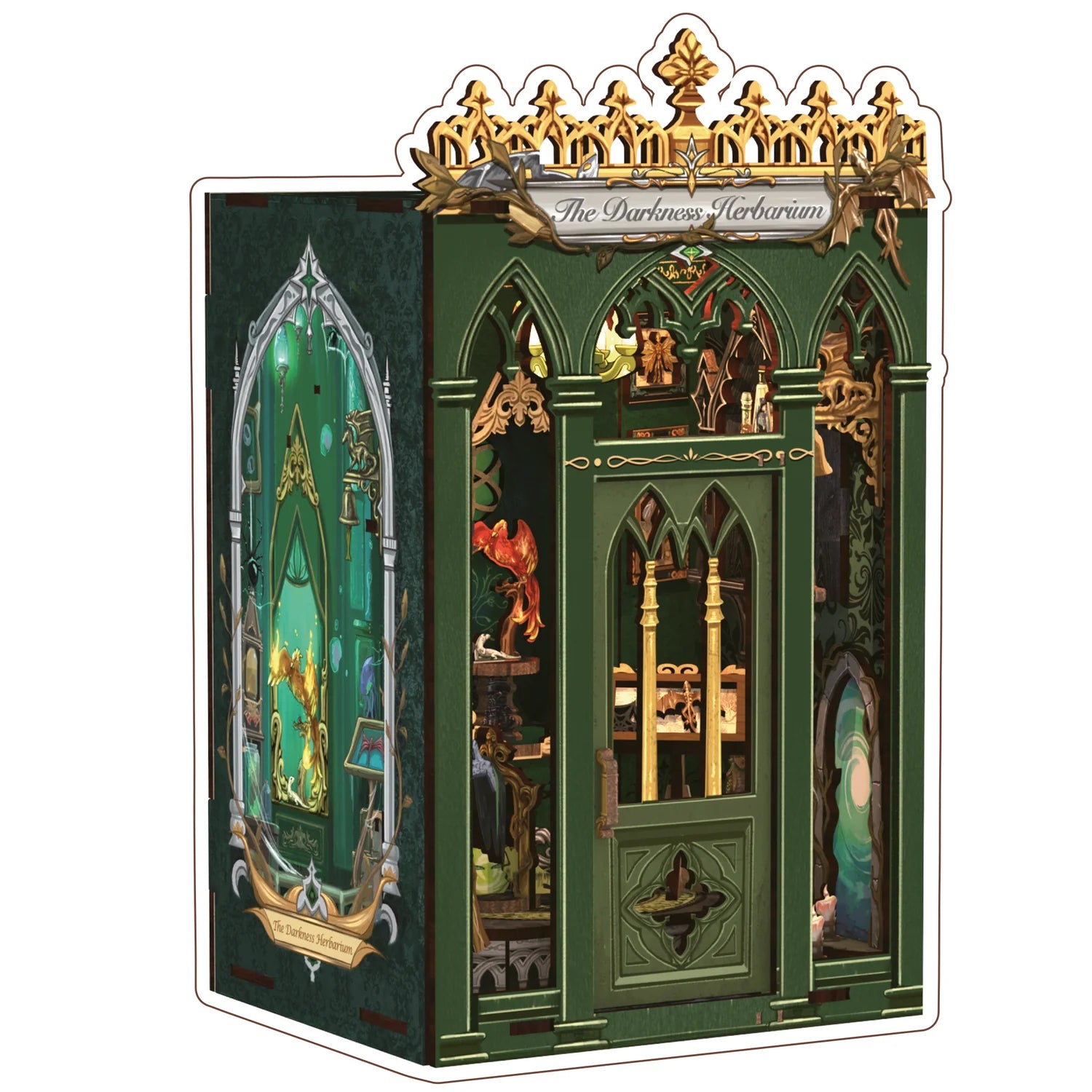 Book Nook - The Darkness Herbarium (Wood)