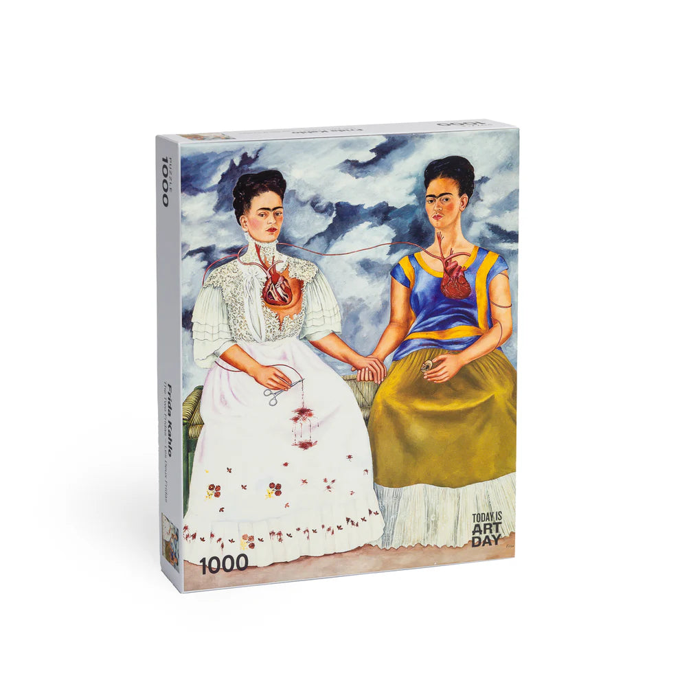 PFG Frida Kahlo - Les deux Frida (1000 pièces) (État d'usage - PUZZLES FOR GOOD)