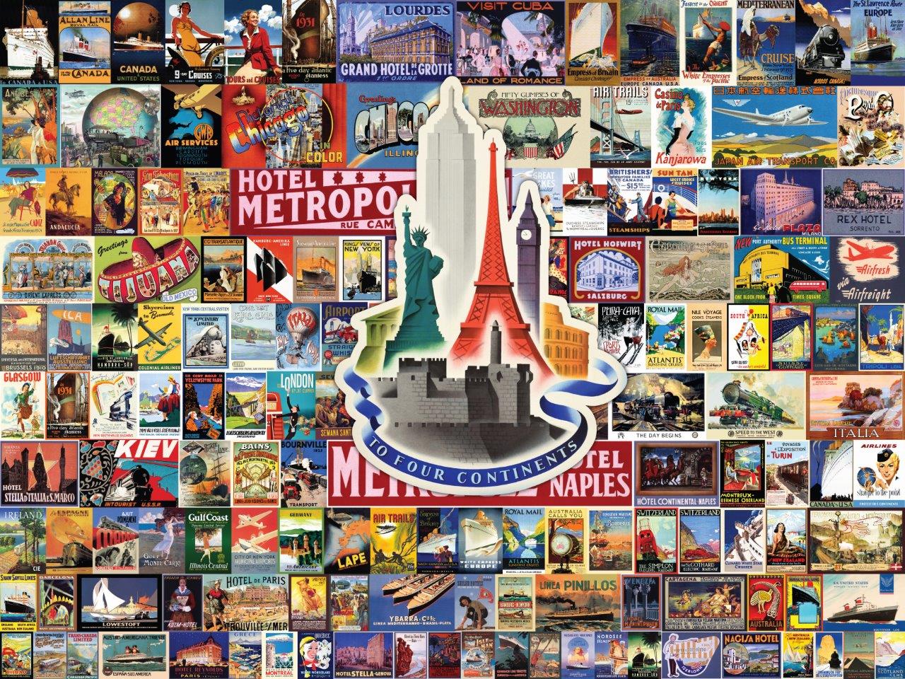 Vintage Posters Collection - All Aboard! (550pcs)