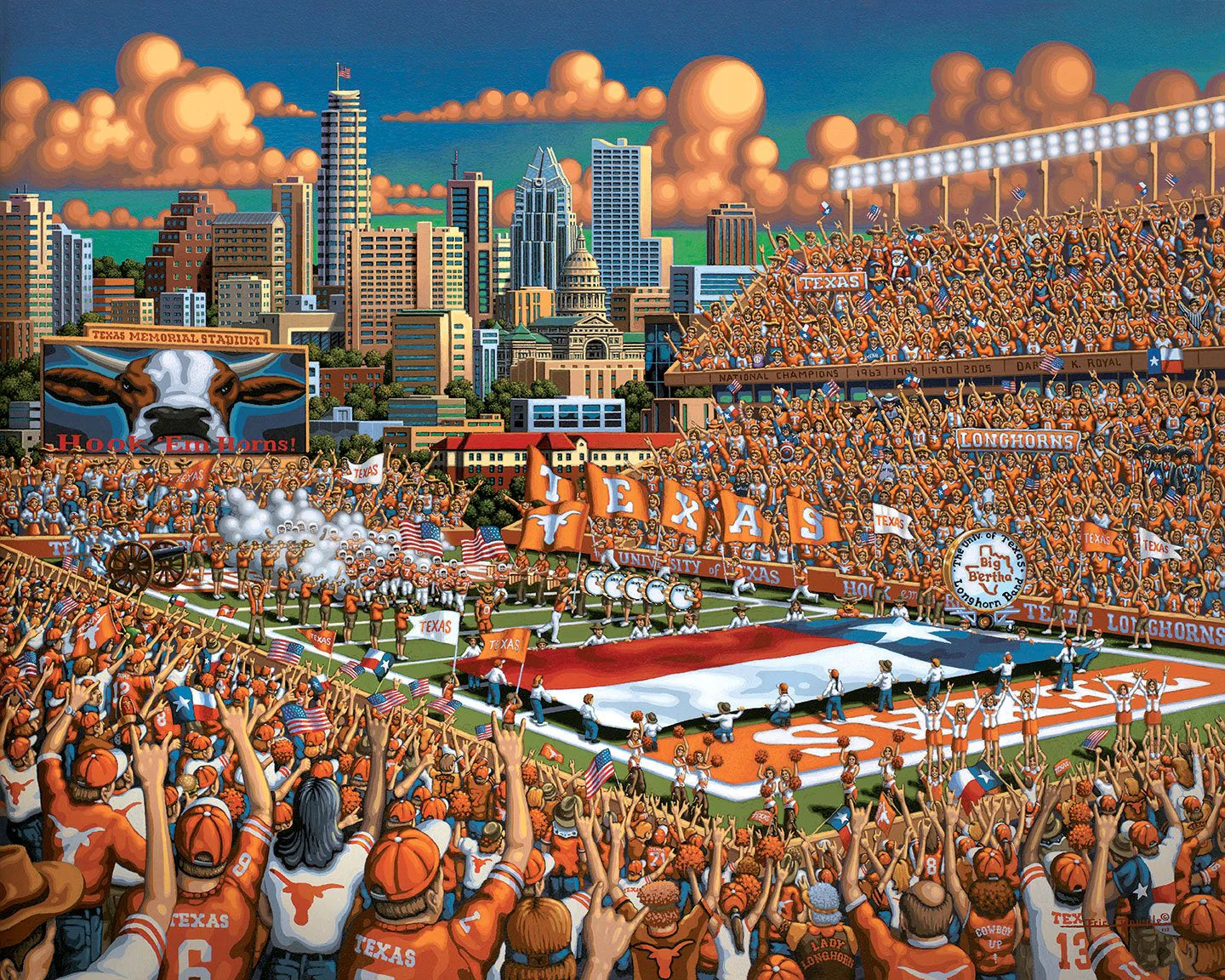 Texas Longhorns (500pcs)
