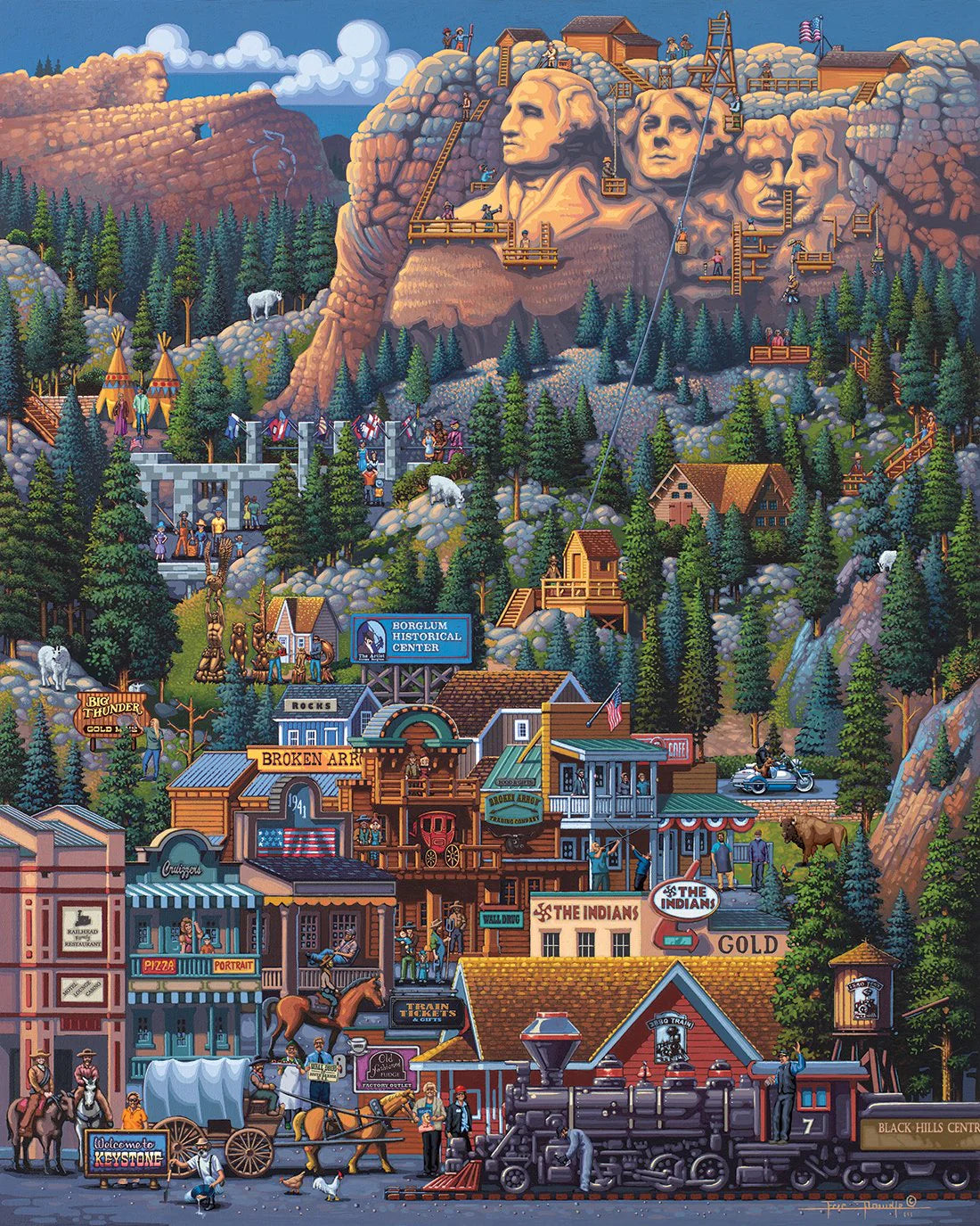 The Black Hills (500pcs)