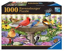 PFG Ravensburger Garden Birds (1000pcs) (Usage/Used - PUZZLES FOR GOOD)