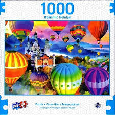 PFG Romantic Holiday - Neuschwanstein Air Balloon Festival (Usage/Used - PUZZLES FOR GOOD)