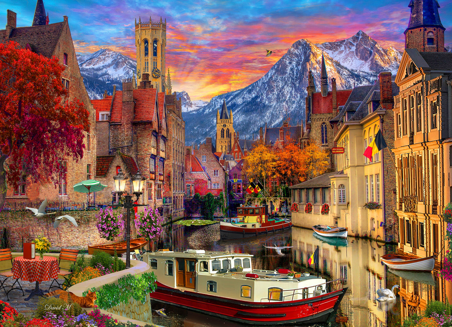 European Canal, David MacLean (1000pcs)
