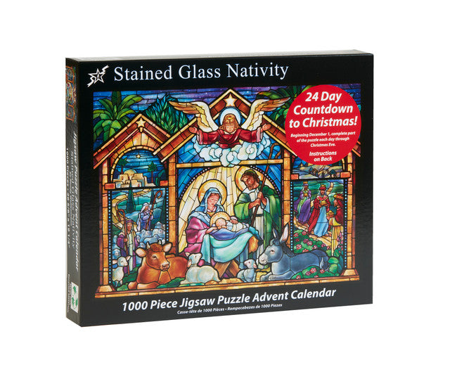 Advent Calendar - Stained Glass Nativity, Randy Wollenmann