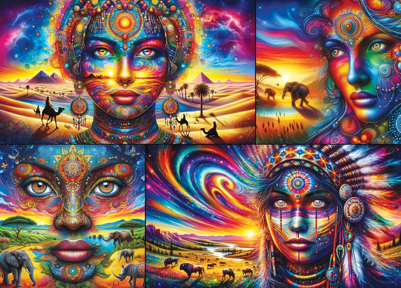 Des déesses verbales (1000pcs)