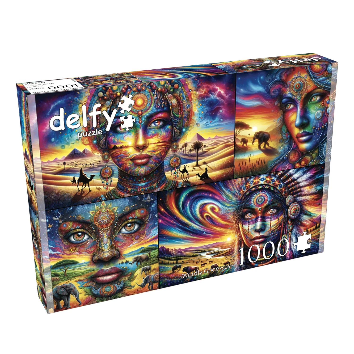 Des déesses verbales (1000pcs)