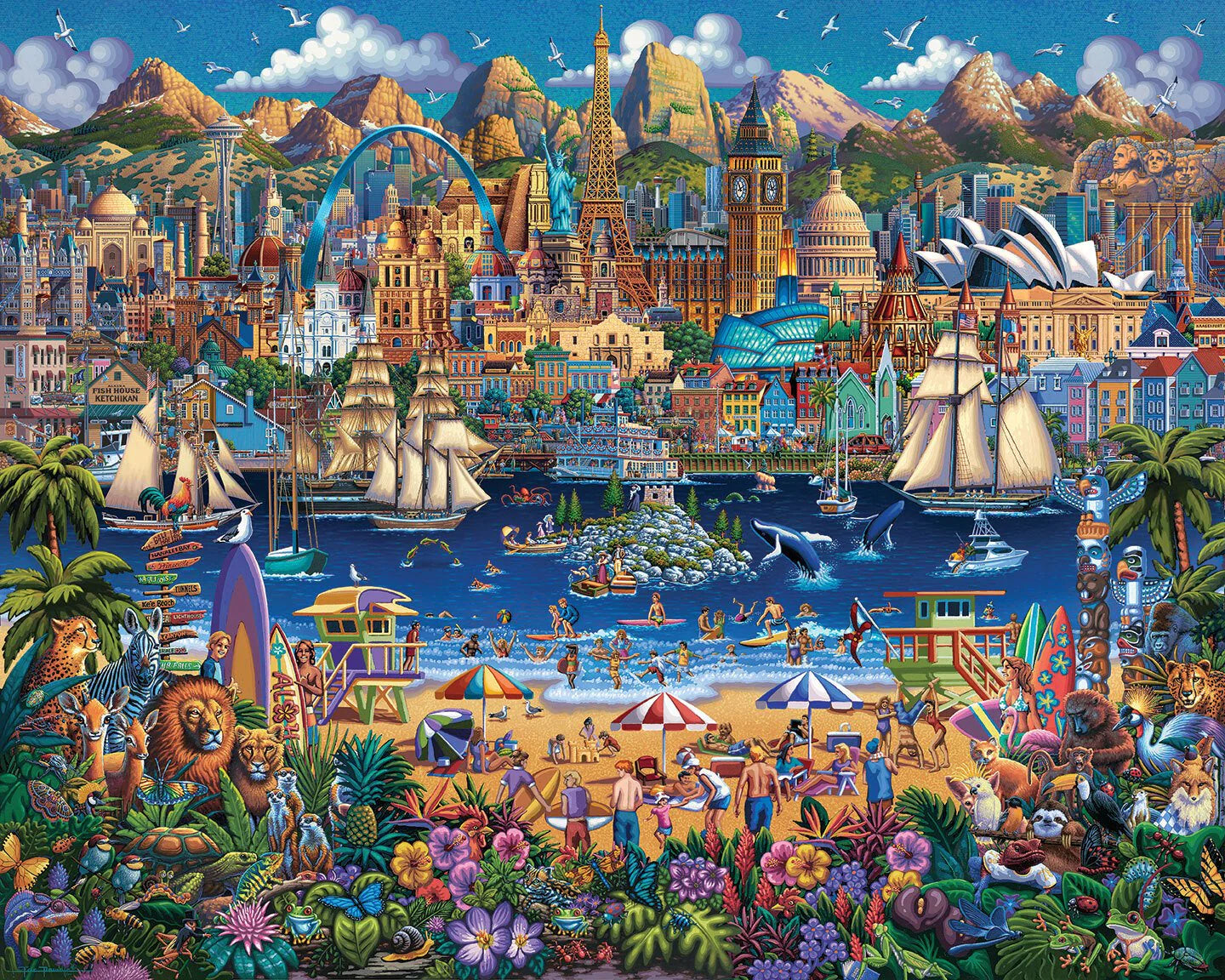 Pièces du monde (1000pcs)