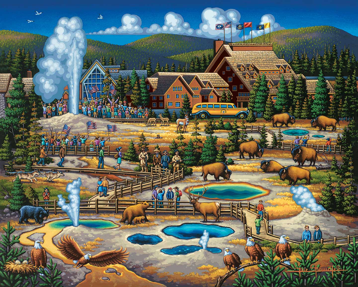 Yellowstone Old Faithful (500pcs)