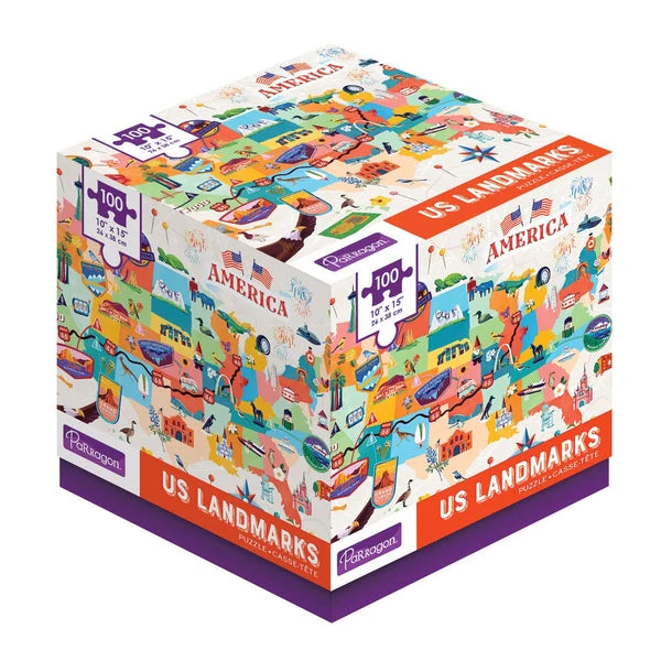 Cube - US Landmarks (100pcs)