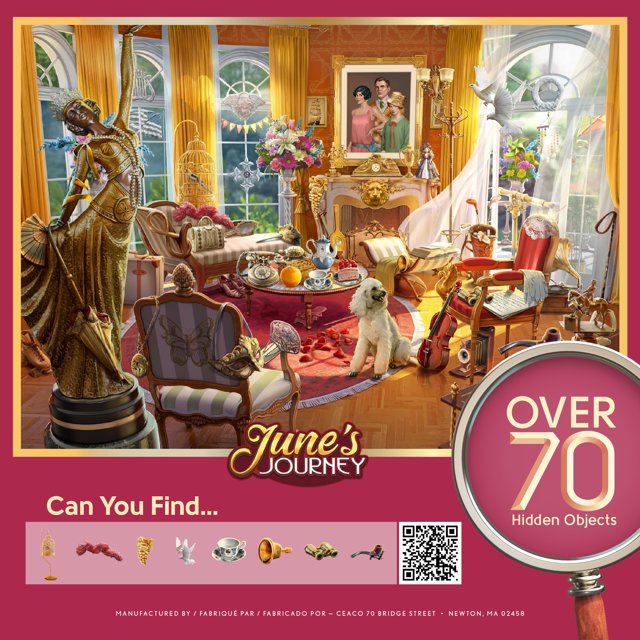 Chercher et trouver: Juin's Journey - Parlour de l'espace (1000pcs)