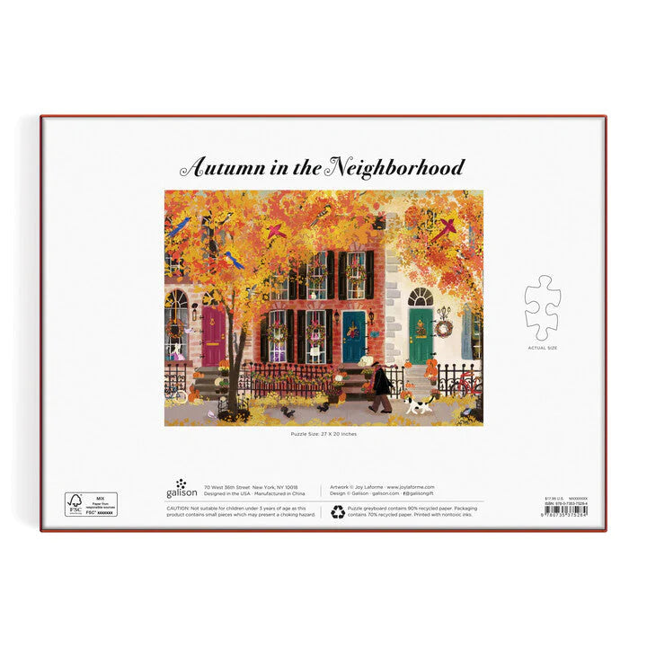 Autumn in the Neighborhood, Joy LaForme (1000pcs)