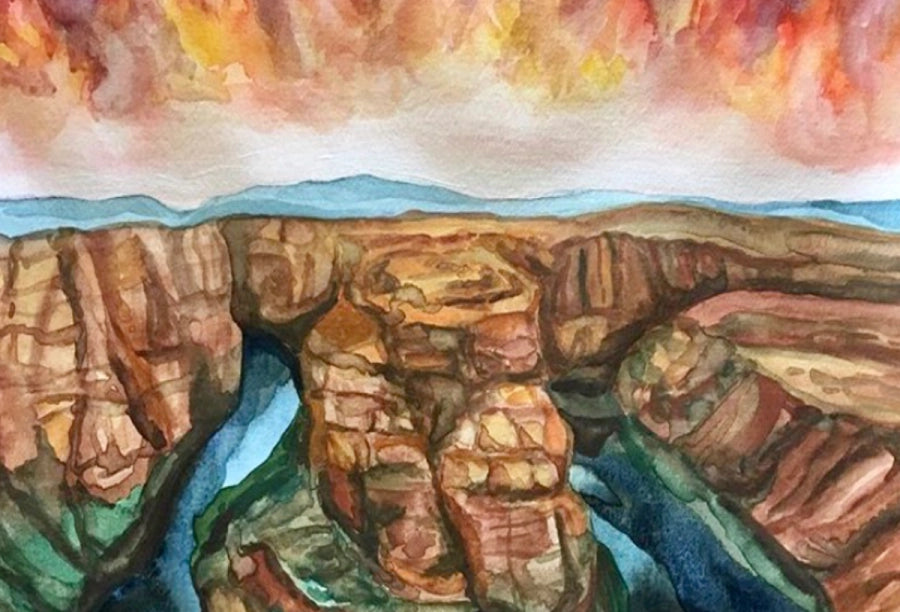 Horseshoe Bend - Grand Canyon National Park - Mini Puzzle