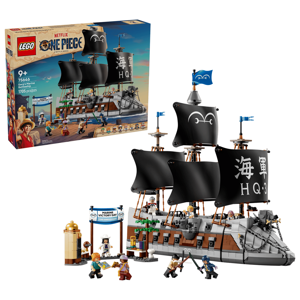 LEGO® - One Piece - Garp's Marine Battleship