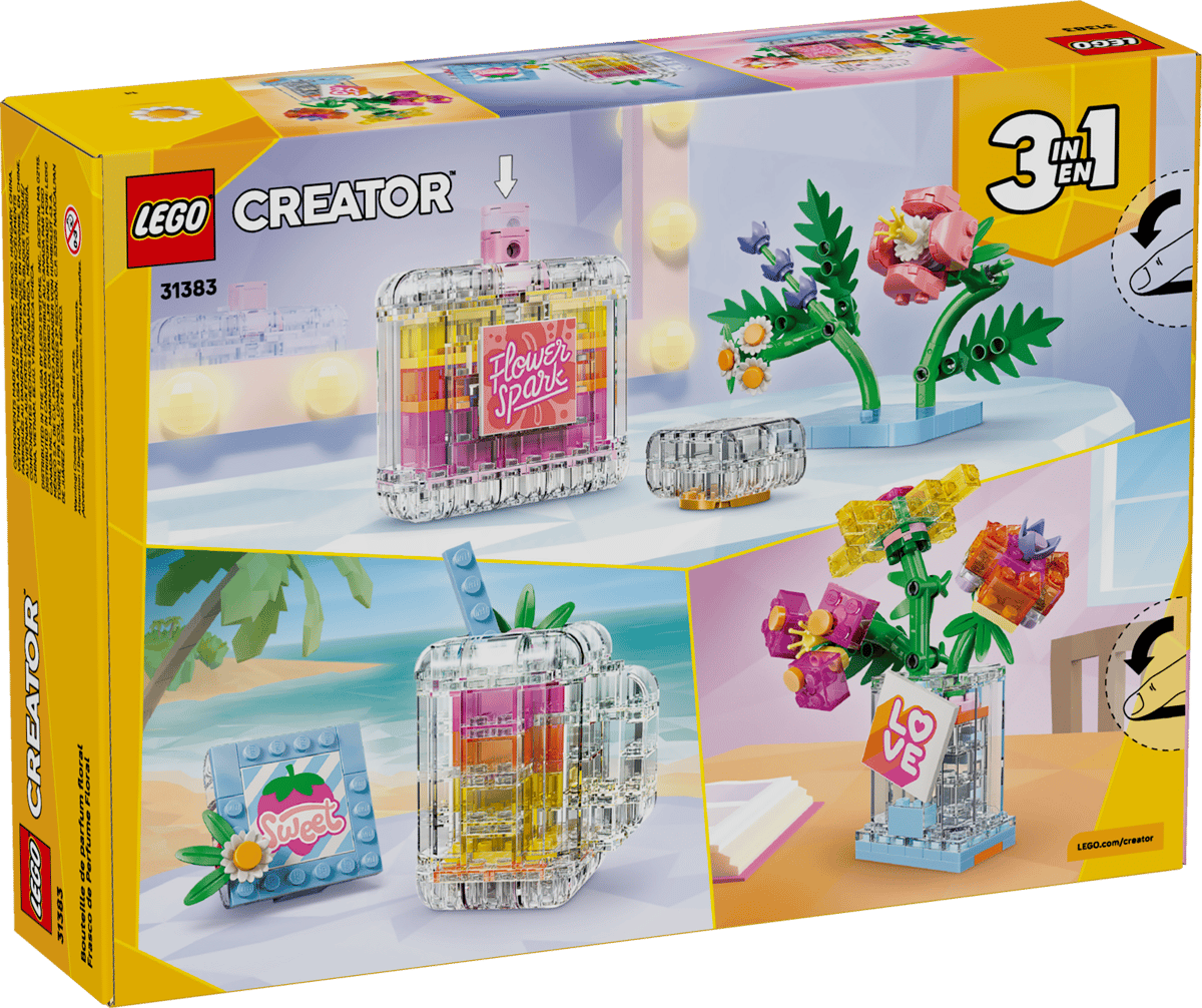 LEGO® - Creator - 3-in-1 Floral Decor Perfume Bottle