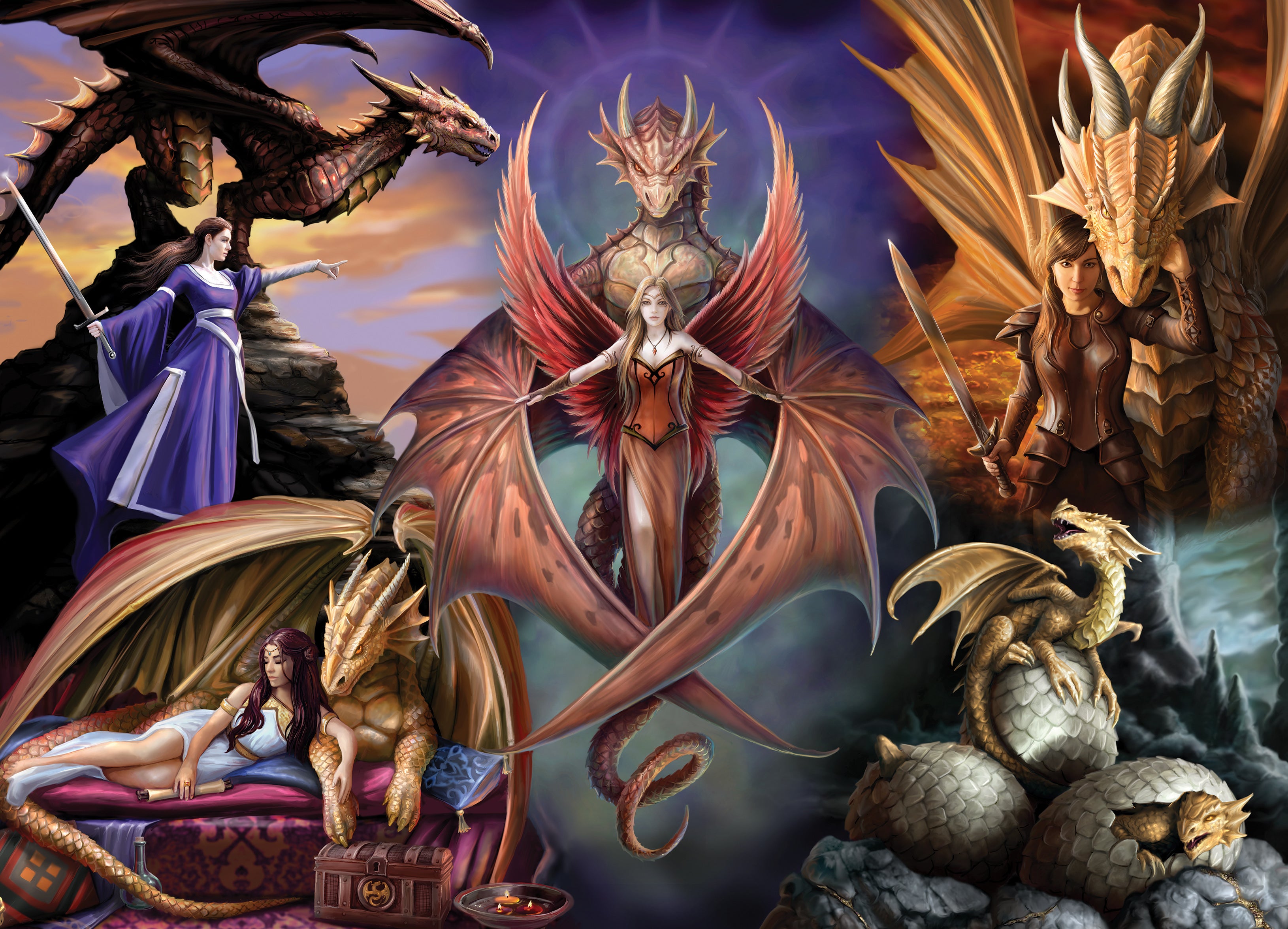 Anne Stokes - Dragon Fellowship (1000pcs)