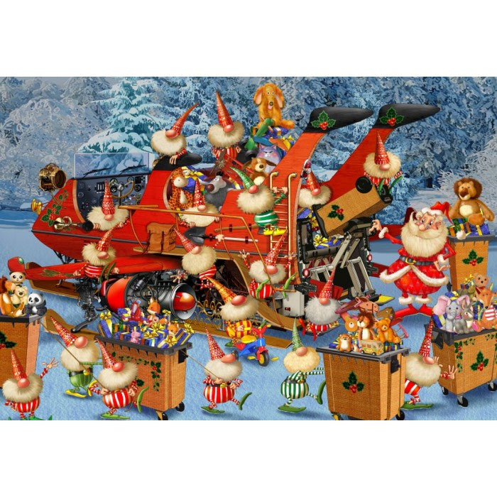 Prêt pour la saison de livraison de Noël, François Ruyer (1000pcs)