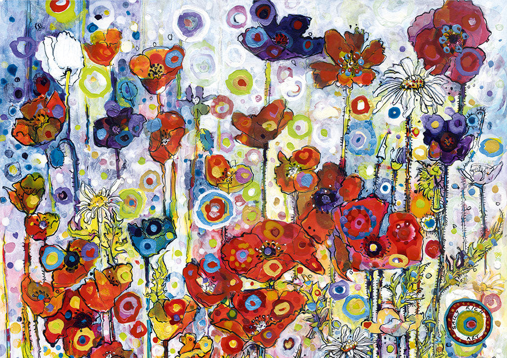 Poppies, Sally Rich (1000pcs)