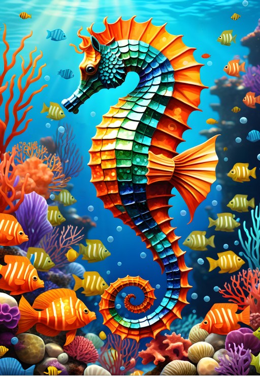 Seahorse (1000pcs)