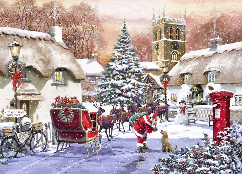 Village and Santa (1500pcs)
