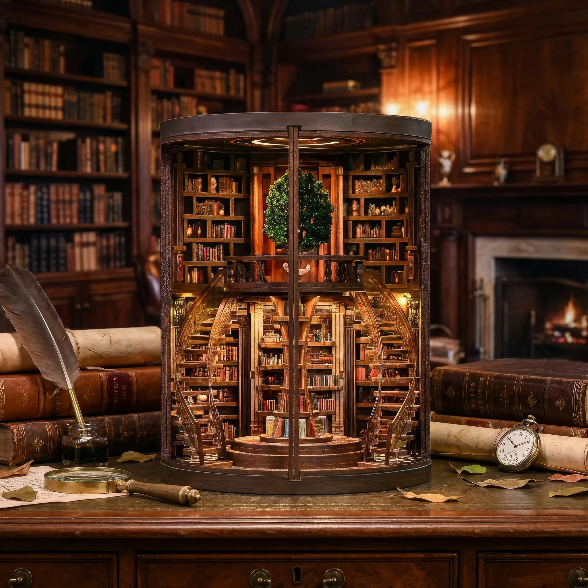 Coin de lecture - Anneaux de sagesse (Bois)