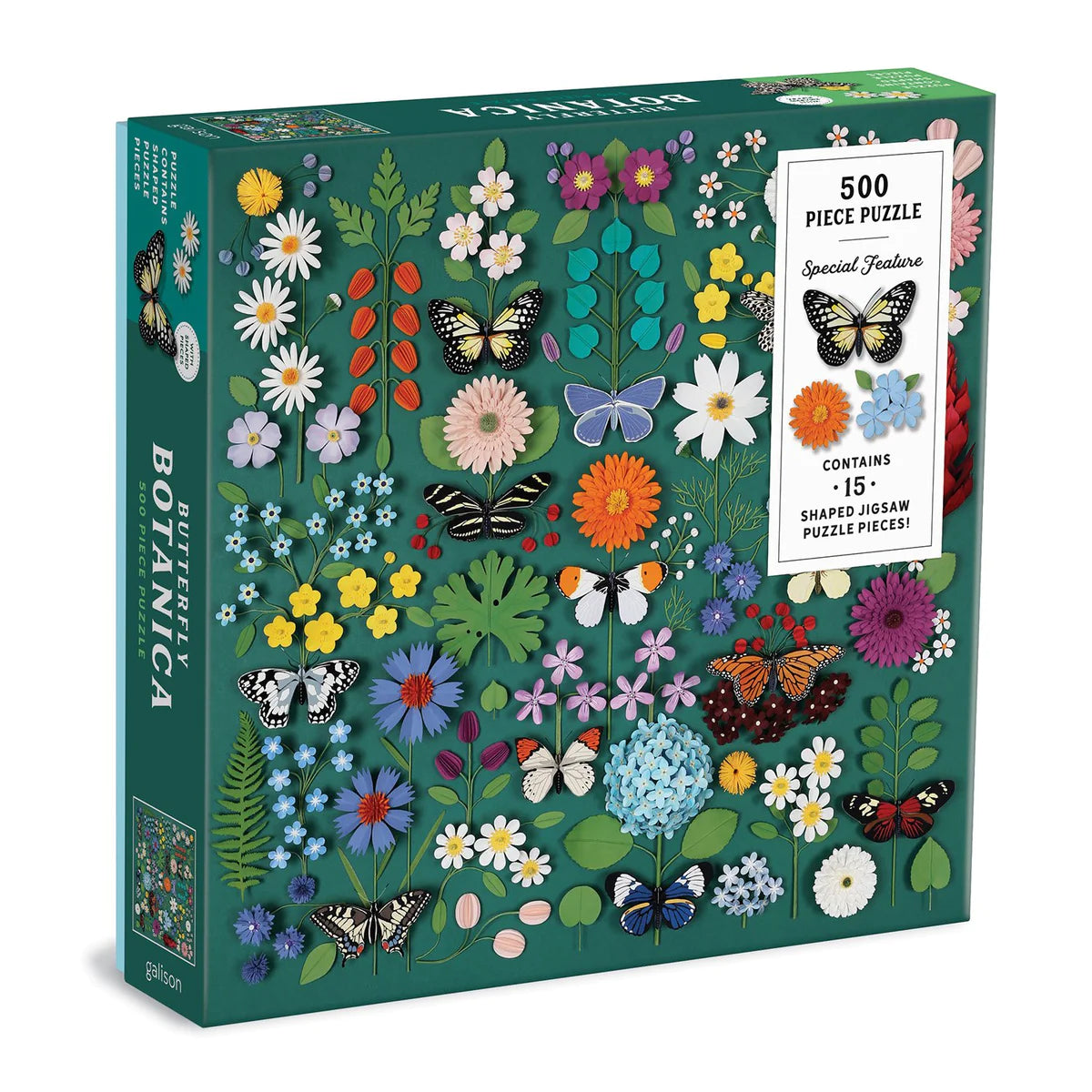 Butterfly Botanica with Shaped Pieces (500pcs)