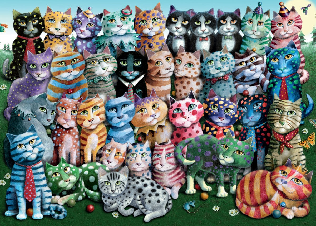 PFG Ravensburger Cat Family Reunion (Usage/Used - PUZZLES FOR GOOD)