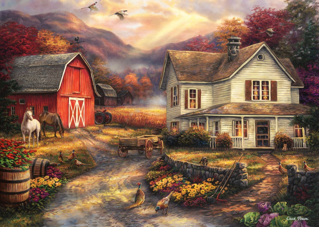 Relaxing on the Farm, Chuck Pinson (500pcs)