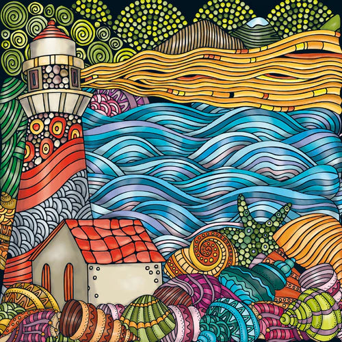 Mini doodle: Lighthouse (72pcs)