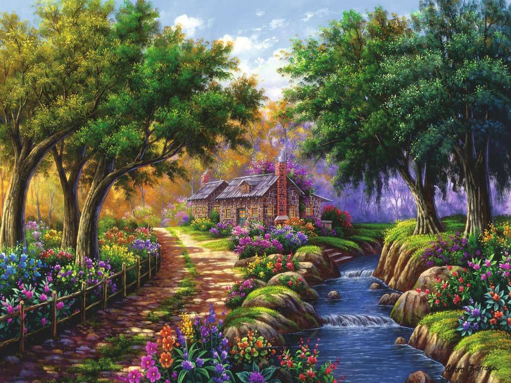Ravensburger Cottage by the River (1500pcs)