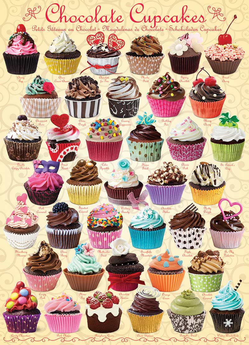 Cupcakes au chocolat PFG (recette incluse) (utilisation / utilisée - puzzles pour de bon)