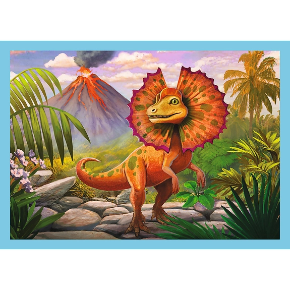 DMG 4-in-1 Unique Dinosaurs (12, 15, 20, 24 pcs) (DAMAGED BOX)