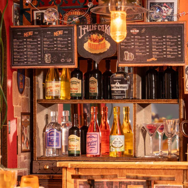 Maison miniature à construire soi-même - Bar et salle à manger Cheers (bois)