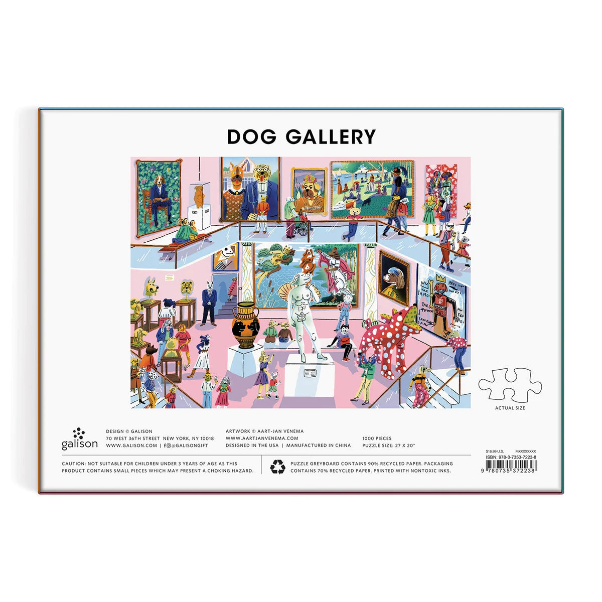 Galerie de chiens (1000pcs)